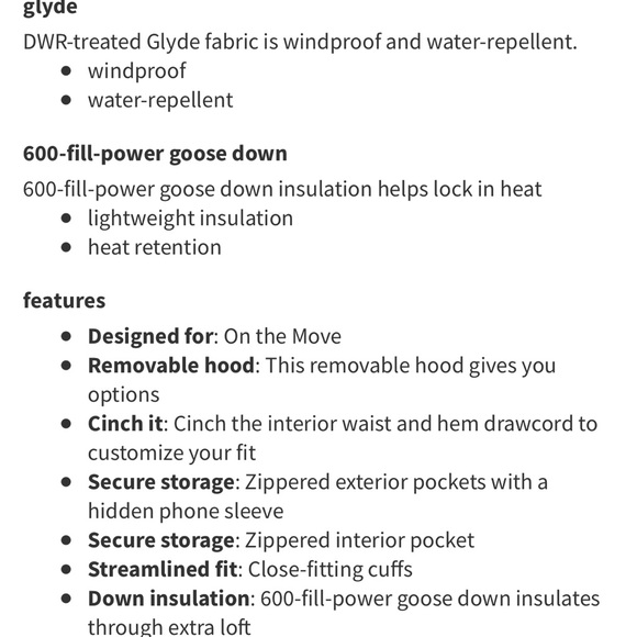 wunder puff jacket heathered raw linen size 4 lululemon nwt - Picture 16 of 16